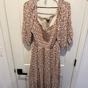 Torrid 2X Floral Midi Dress